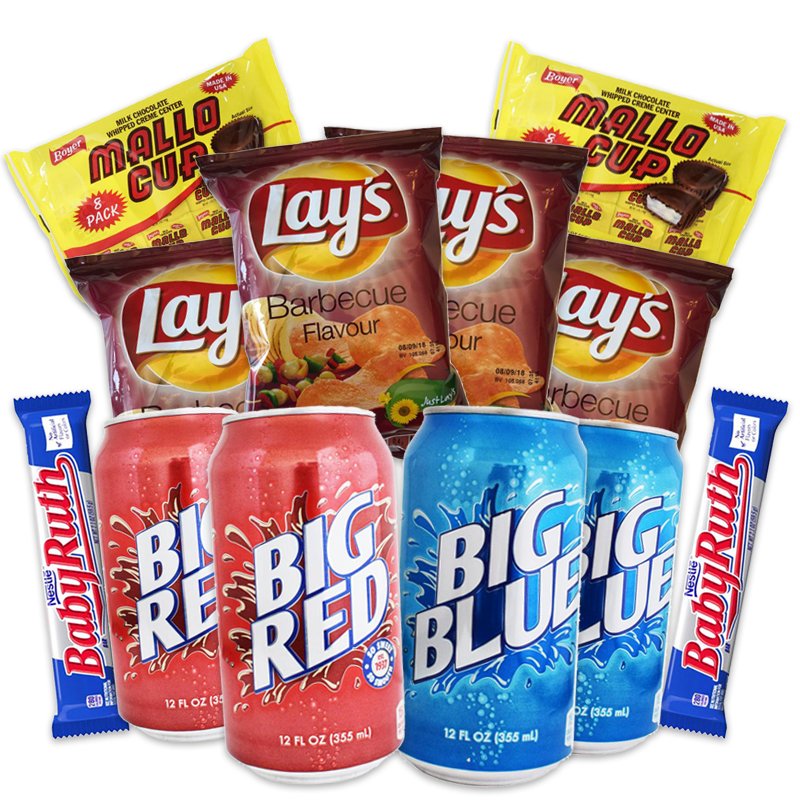 Amerikanska Snacks-paketet - 56% rabatt