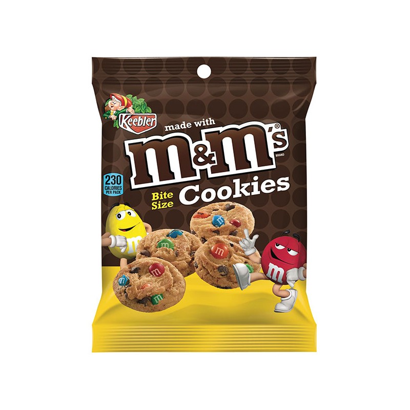 M&Ms Bite Size Cookies 45gram