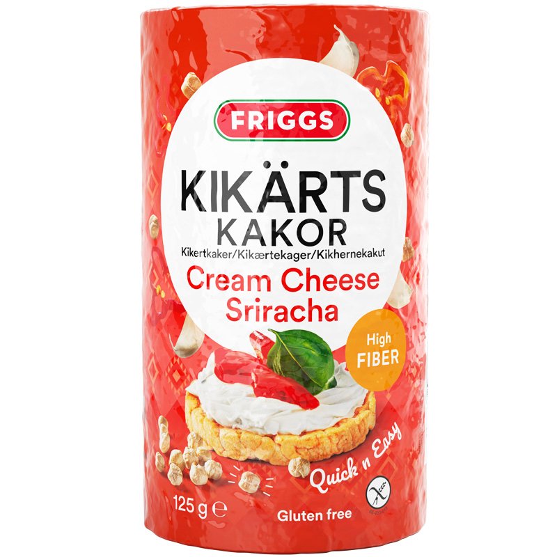 Kikärtskakor Cream Cheese Sriracha - 44% rabatt