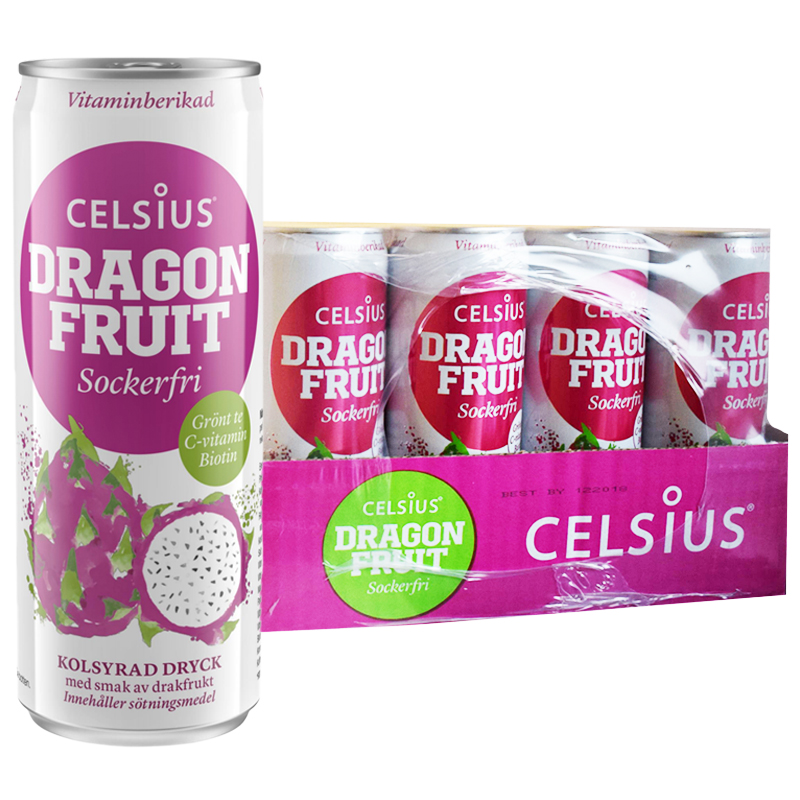 Hel Platta Funktionsdryck "Dragon Fruit" 24 x 355ml - 68% rabatt