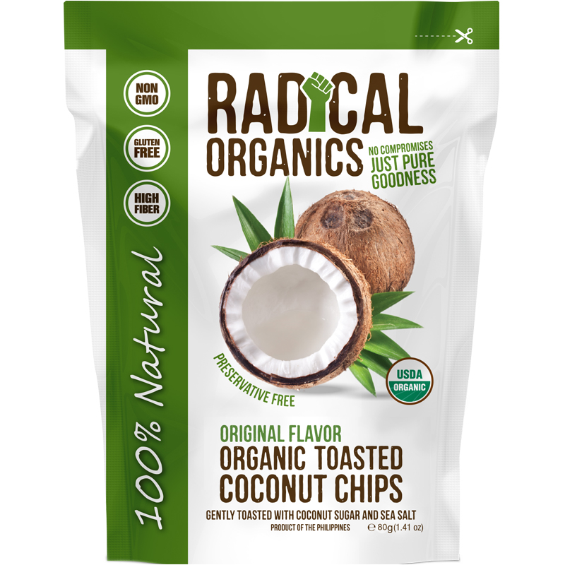 Eko Kokoschips "Coconut Sugar & Sea Salt" 80g - 92% rabatt