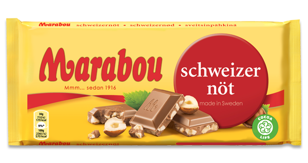 Marabou Schweizernöt 200g