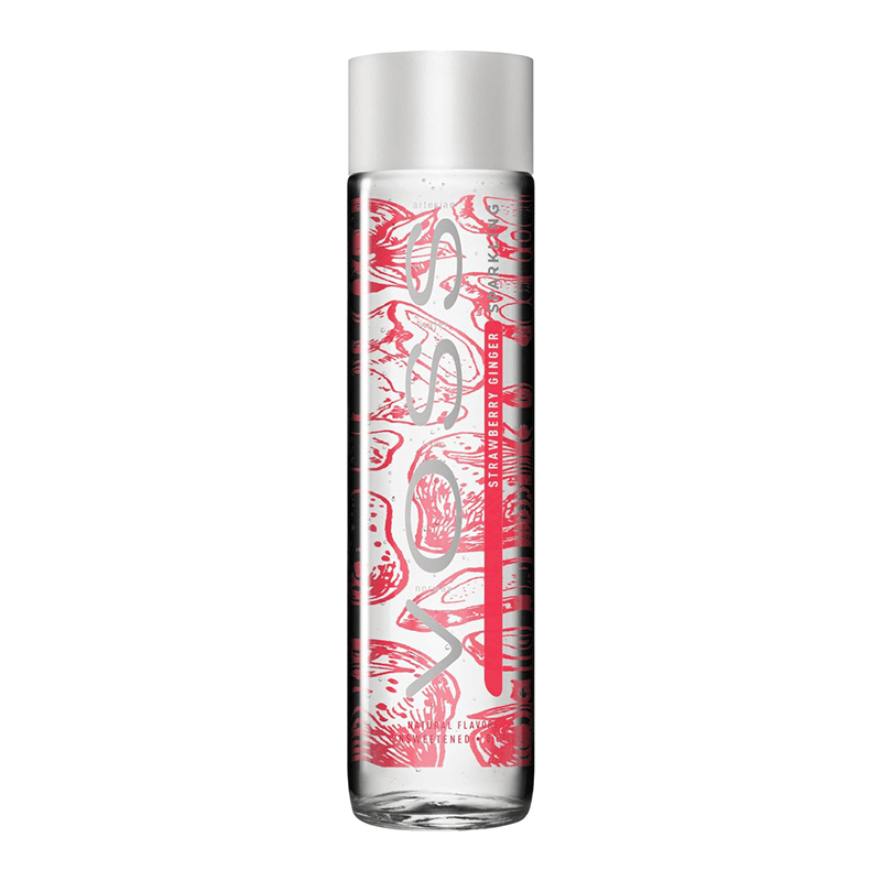 Voss Strawberry Ginger Sparkling Water Flaska 300ml