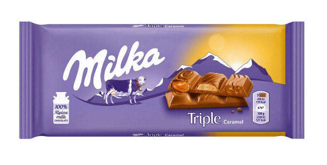 Milka Triple Caramel 90g
