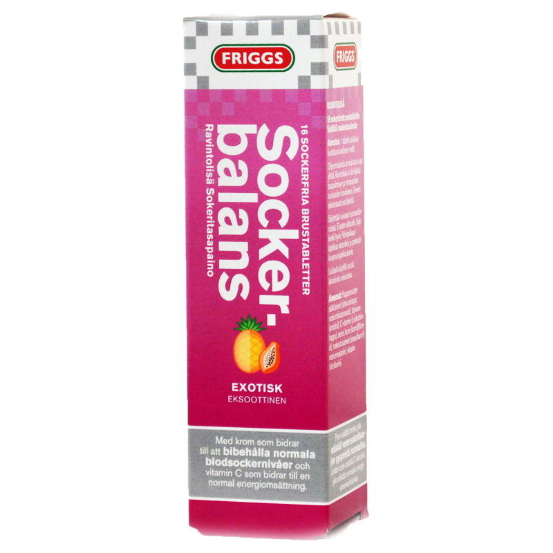 Sockerbalans Brustablett 16st - 67% rabatt