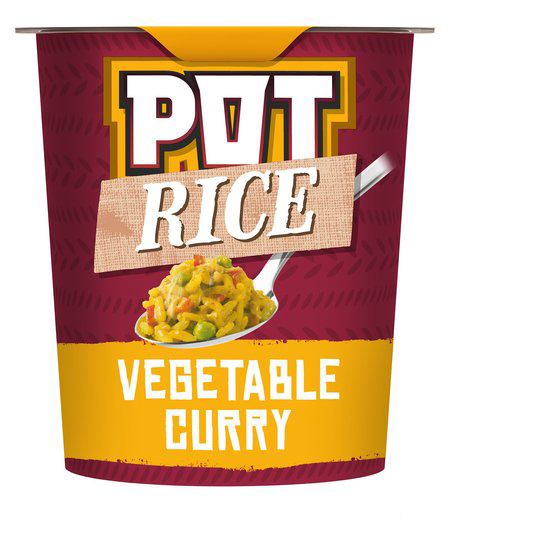 Pot Rice Vegetable Curry 87g