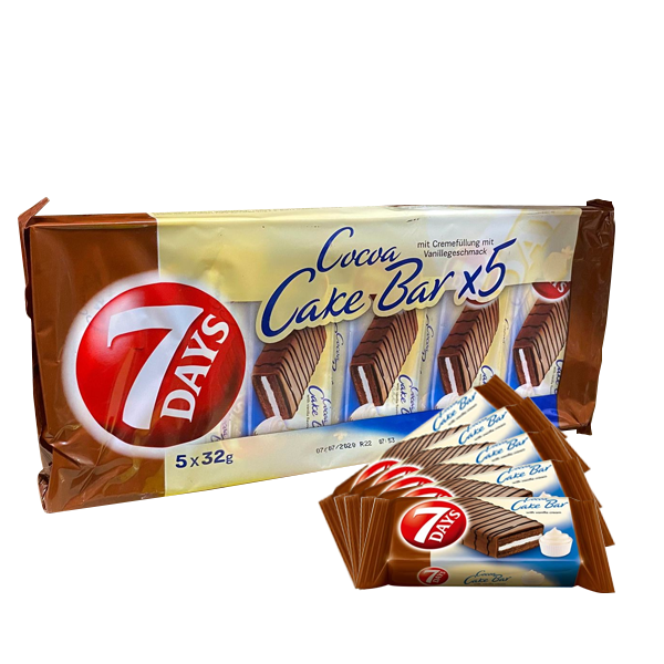 Cocoa Cake Bar 7 days - 5-pack