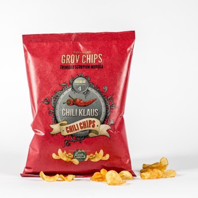 Chili Klaus Chili Chips vindstyrke 4 150g