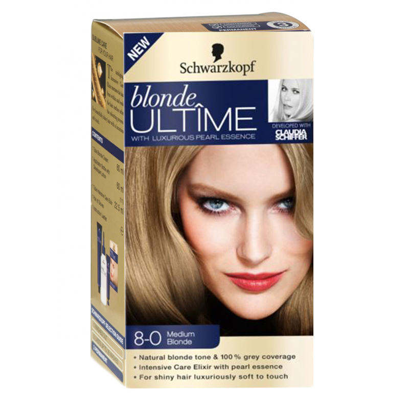 Hårfärg Blondering "8-0 Medium Blonde" - 51% rabatt