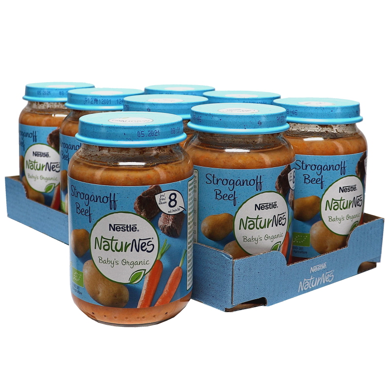 8-pack Nes Nestle Stroganoff Biff Eko 8 mån 190g 190g - 45% rabatt