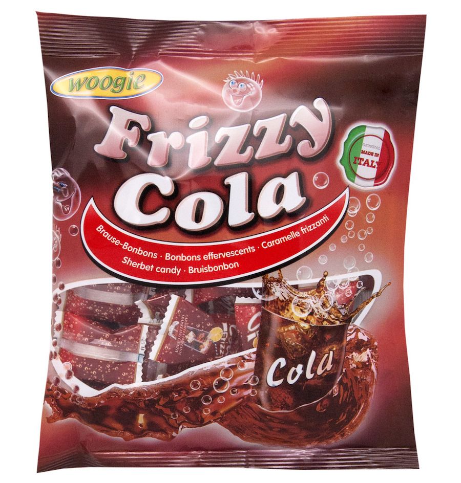 Woogie Frizzy Cola Karameller 250g