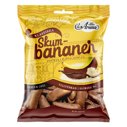 Aroma Skumbananer Choklad 110g