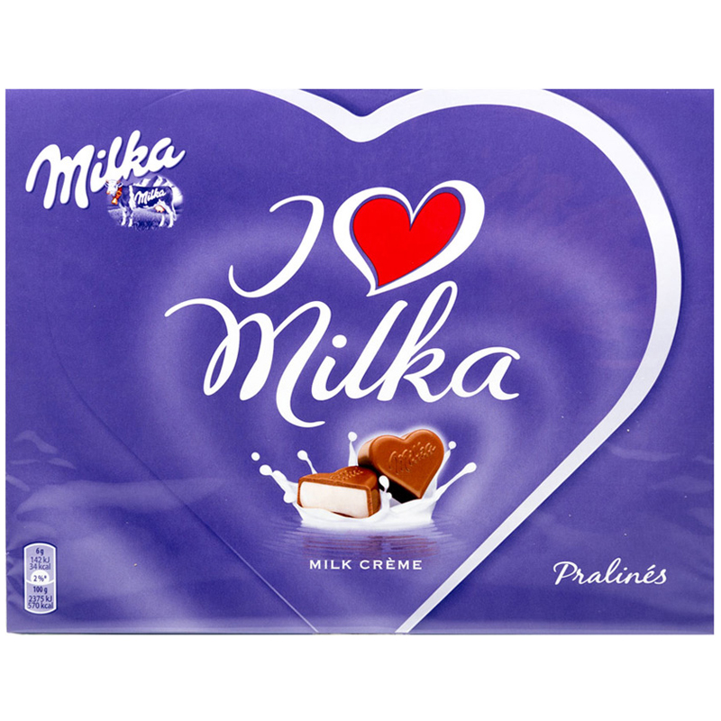 Chokladpraliner "Milk Crème" 120g - 46% rabatt