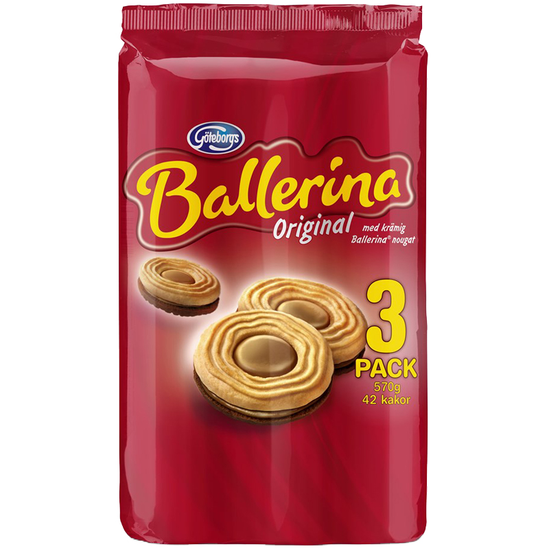 Ballerina 3 x 190g - 28% rabatt