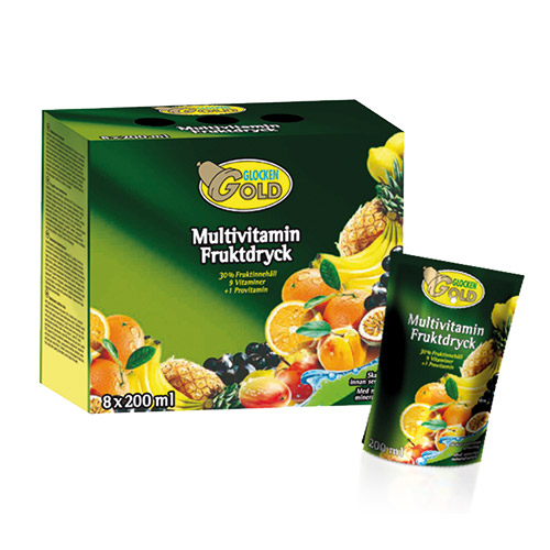 Glocken Gold Multivitamin Fruktdryck 8-pack