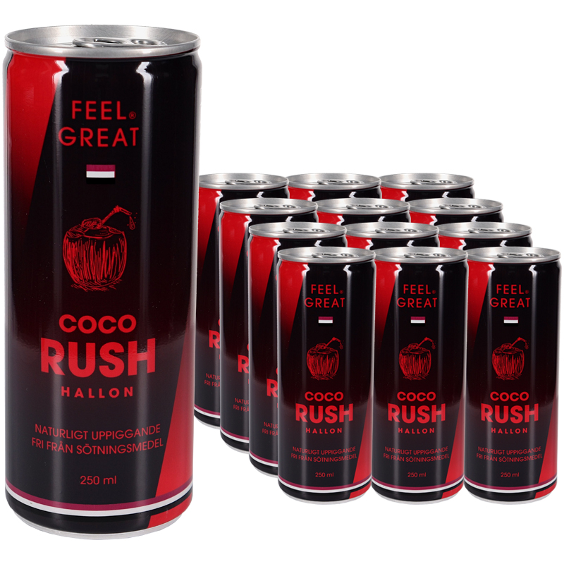 Träningsdryck Coco Rush Hallon 12-pack - 60% rabatt