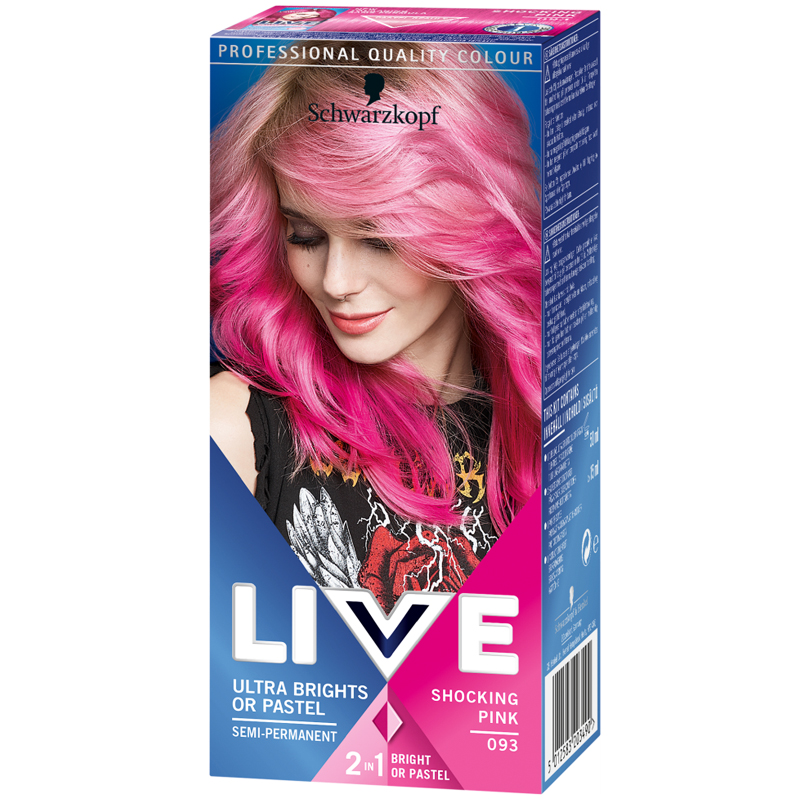 Hårfärgningsmedel "Shocking Pink" 80ml - 45% rabatt