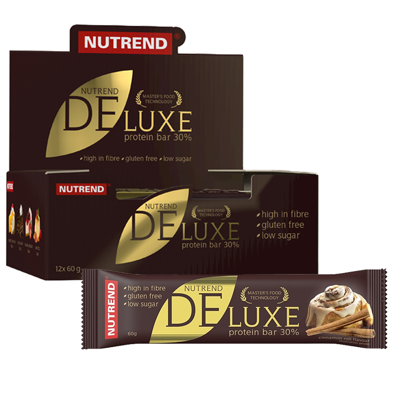 Hel Låda Proteinbars "Cinnamon Roll" 12 x 60g - 50% rabatt