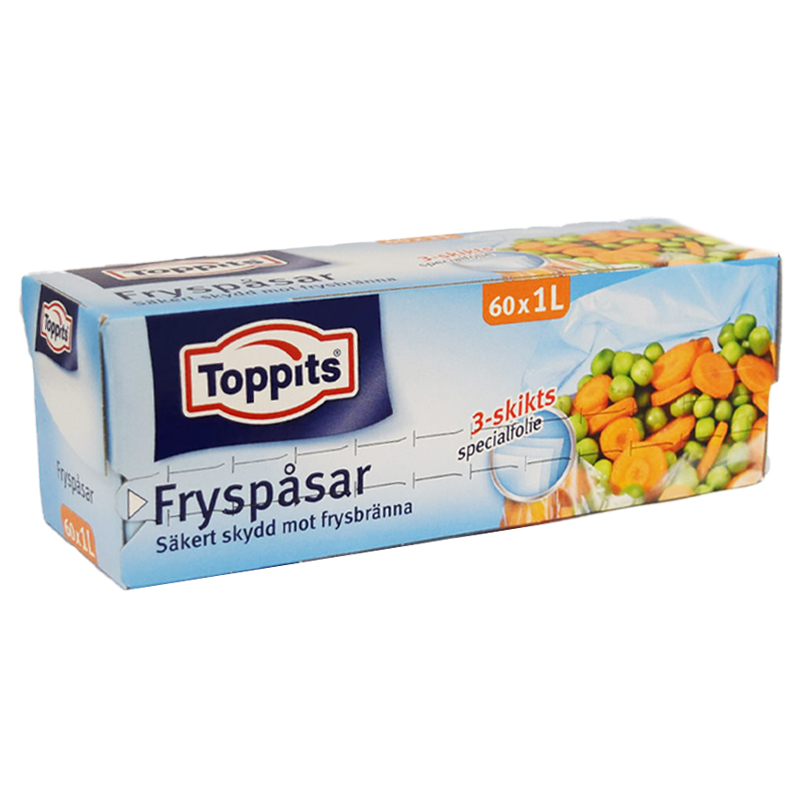 Fryspåsar 60 x 1l - 17% rabatt