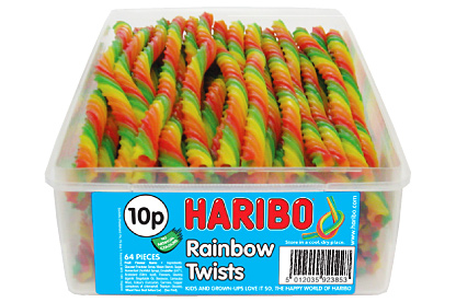 Haribo Rainbow Twists 64st