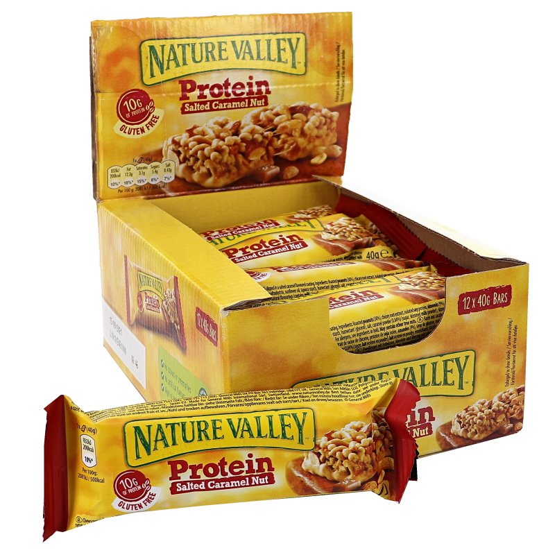 Proteinbars Jordnötter, Mandlar & Karamell 12-pack - 34% rabatt