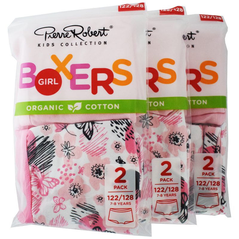 Trosor Boxers Barn 122-128 Rosa 6-pack - 46% rabatt