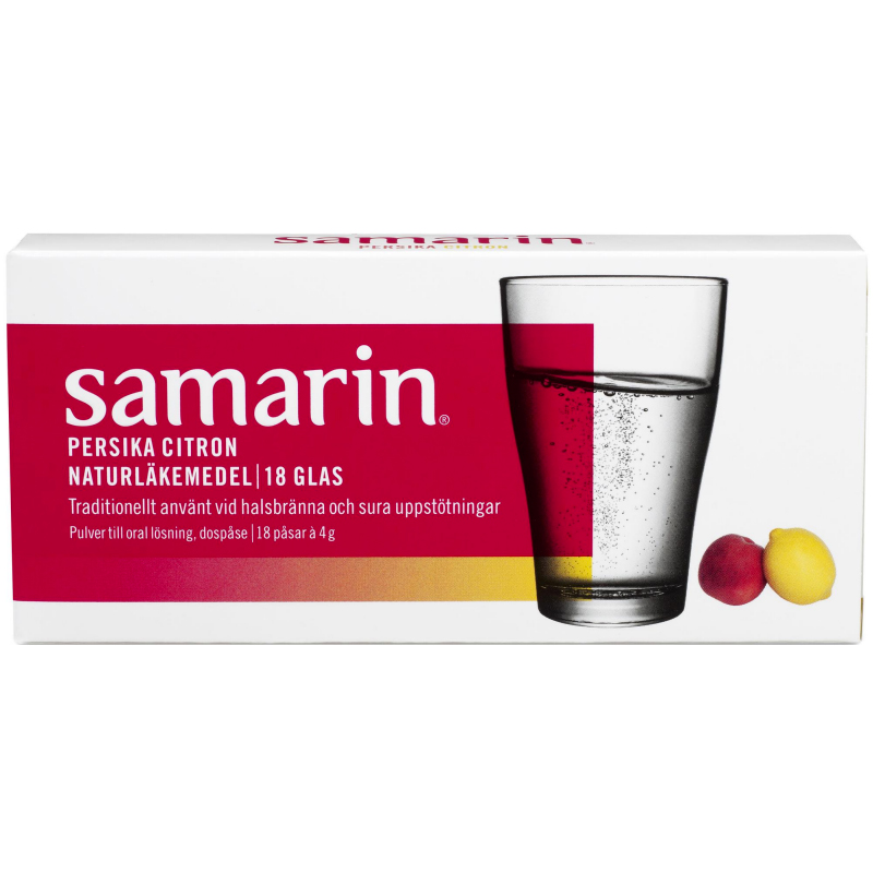 Samarin Persika & Citron 18-pack - 50% rabatt