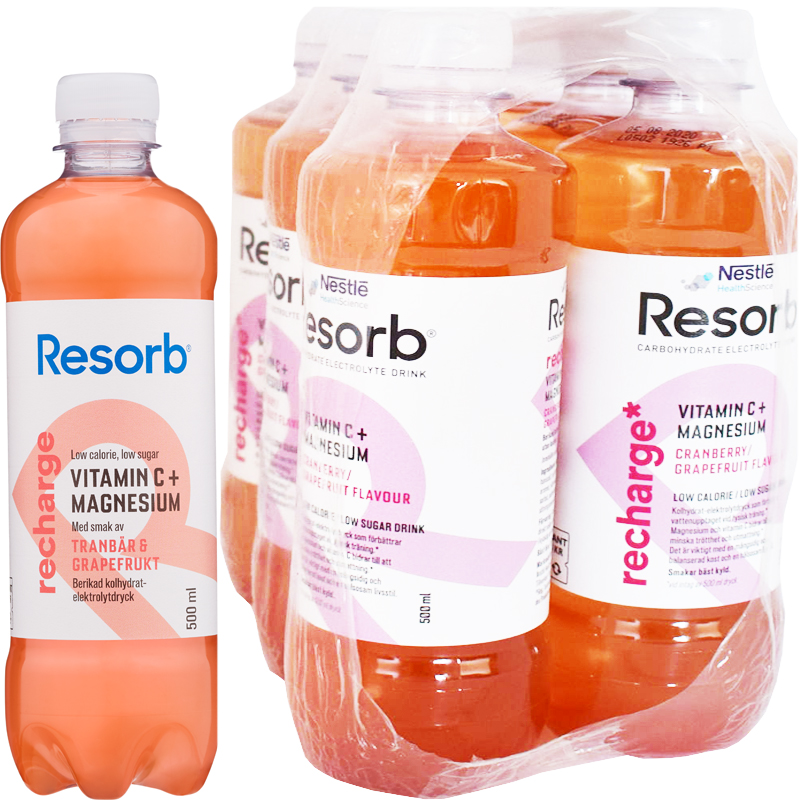 Recharge vätskeersättning Tranbär & Grapefrukt 6-pack - 81% rabatt