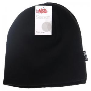 Stickad Mössa Svart One Size - 78% rabatt