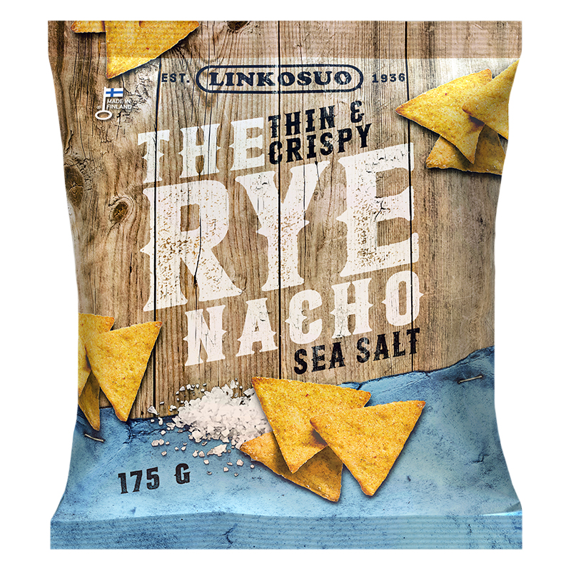 Råg- & Majsnachos "Sea Salt" 175g - 40% rabatt