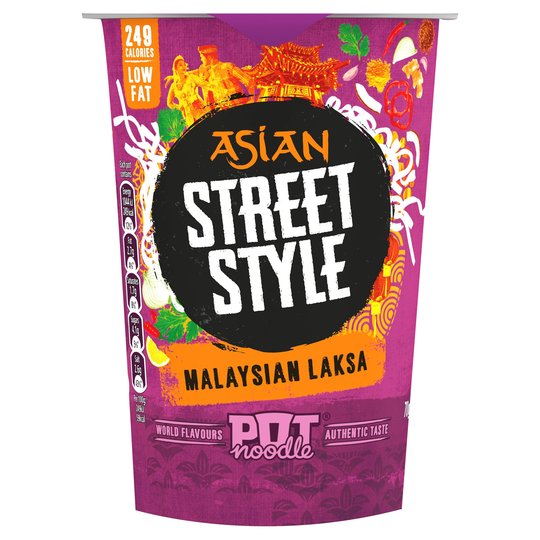 Pot Noodle Asian Street Style Malaysian Laksa 70g