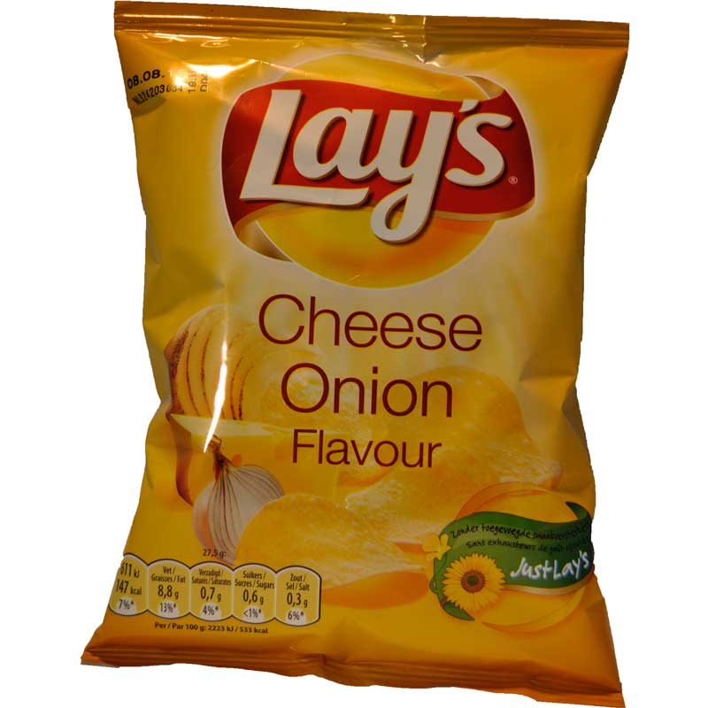Chips Cheese & Onion portionspåse - 87% rabatt