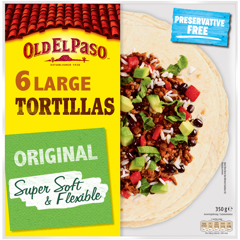 Tortillabröd Large - 25% rabatt