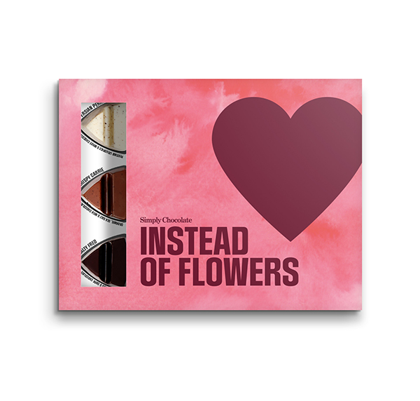 Chokladask 'Instead of Flowers'
