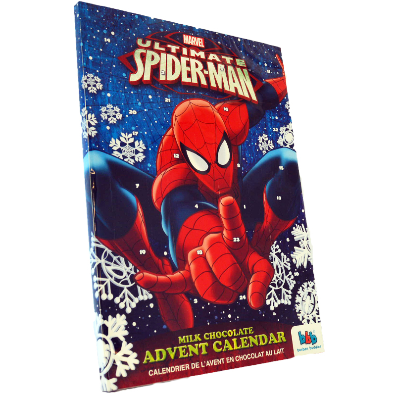 Adv. kalender Spiderman - 50% rabatt