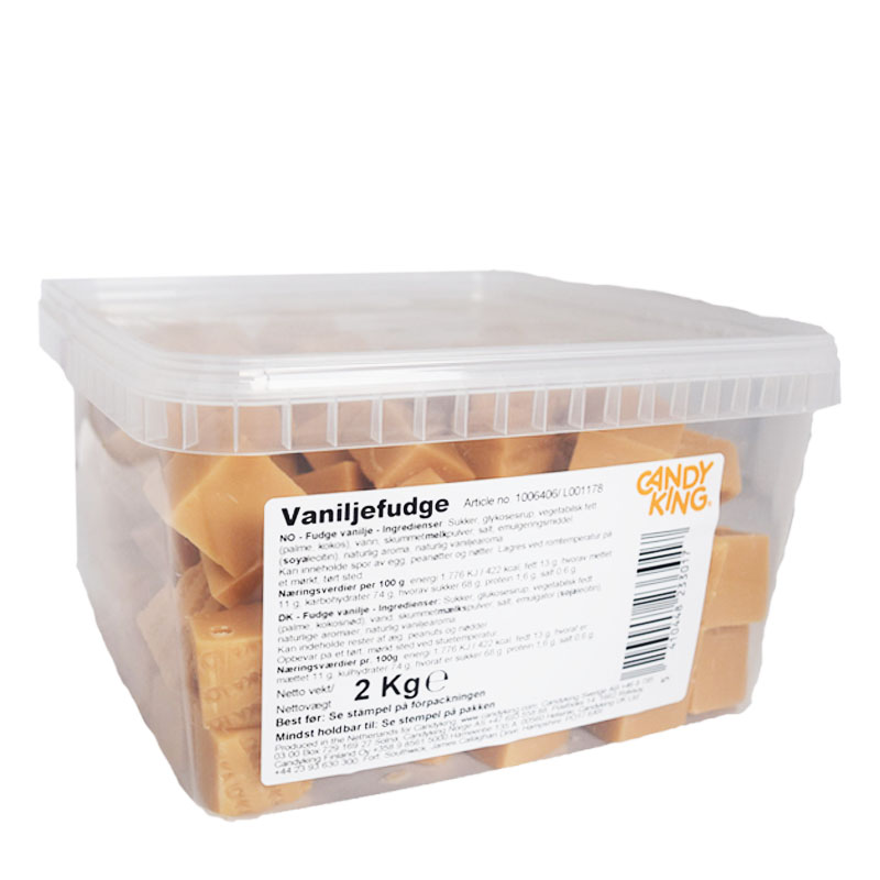 Hel Låda Vaniljfudge 2kg - 61% rabatt