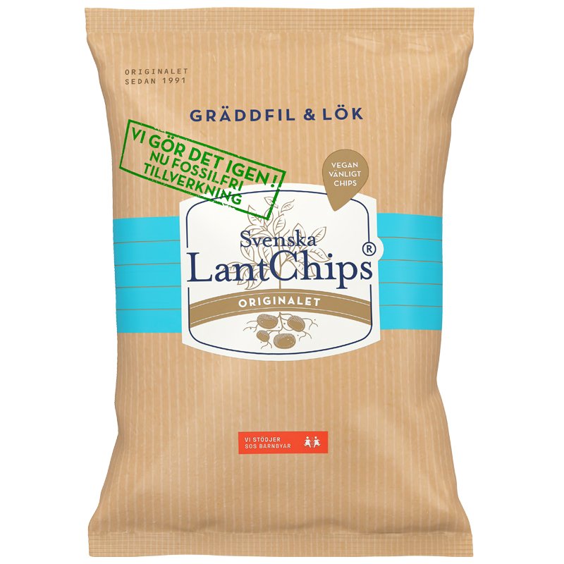 LantChips Gräddfil & Lök - 25% rabatt