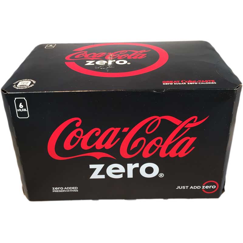 Coca-Cola Zero 6-pack - 37% rabatt