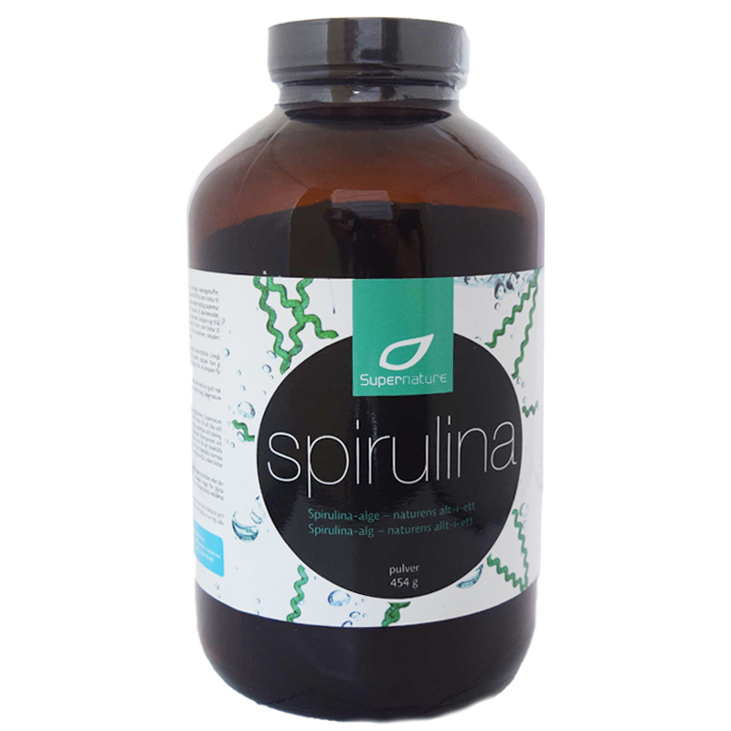 Spirulina Pulver 454g - 80% rabatt