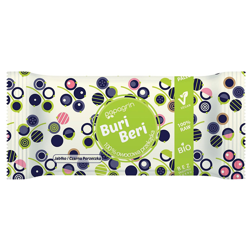 Fruktsnack Äpple & Svarta Vinbär 10g - 30% rabatt