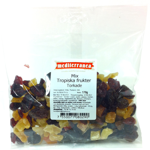Mix Torkade tropiska frukter - 28% rabatt