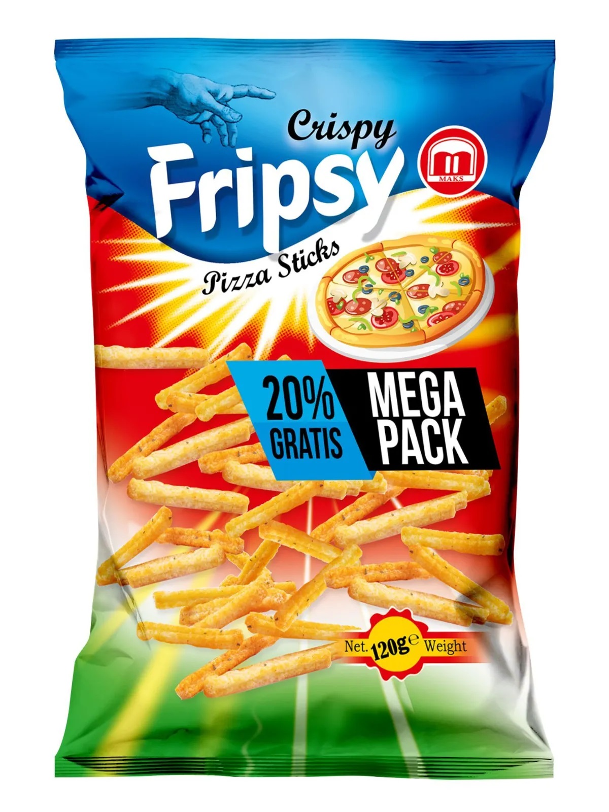 Crispy Fripsy Pizza 120g