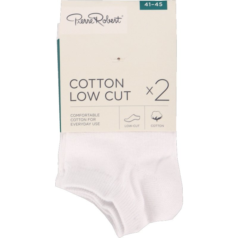 2-pack Strumpor Låga Vita Stlk 41-45 - 41% rabatt