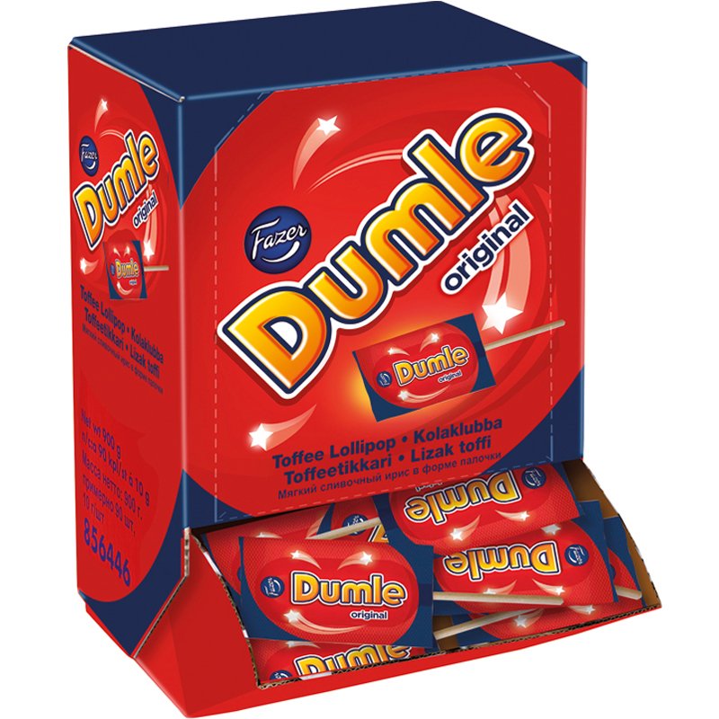 Hel Låda Dumleklubbor 90 x 10g - 45% rabatt
