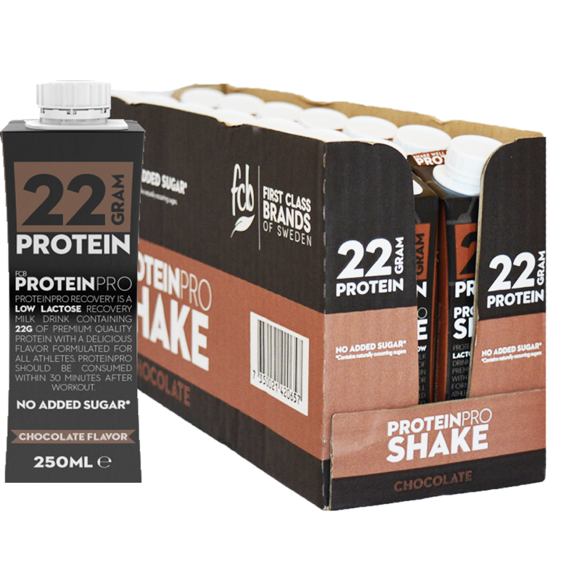 Hel Låda Proteinshake "Chocolate" 14 x 250ml - 54% rabatt
