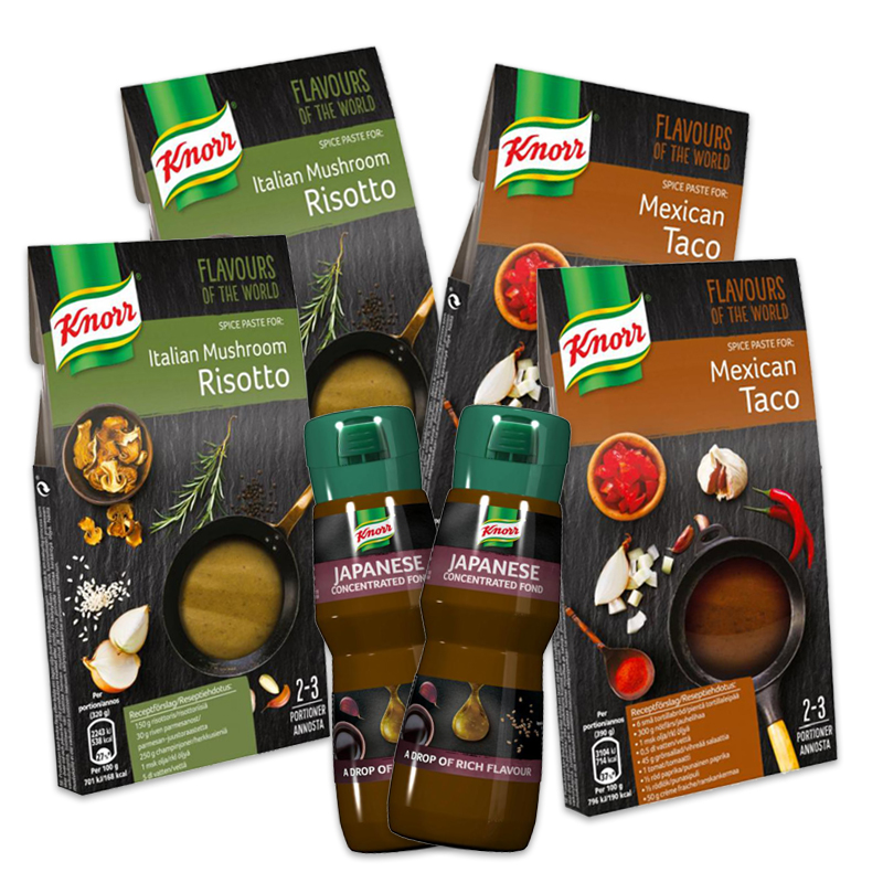 Knorr Smak-paket "Flavours of the world" - 91% rabatt
