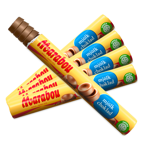 5 st - Marabou Mjölkchokladrulle 74g
