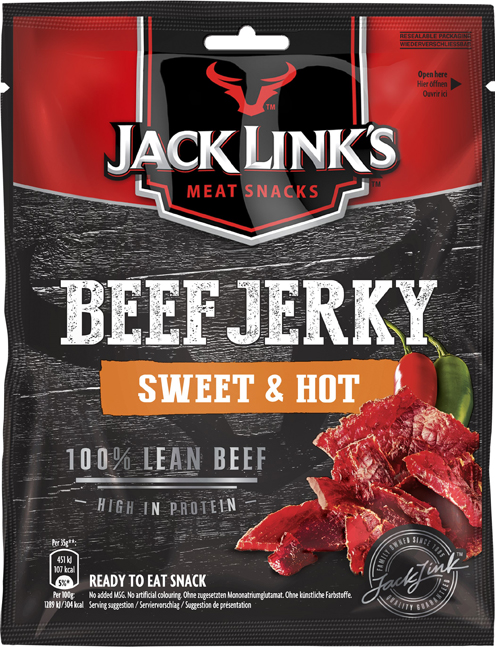 Jack Links Beef Jerky - Sweet & Hot 70gram