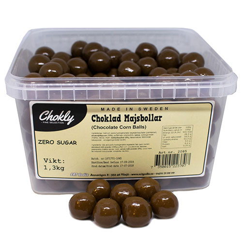 Chokly Zero Majspuffar 1,3kg