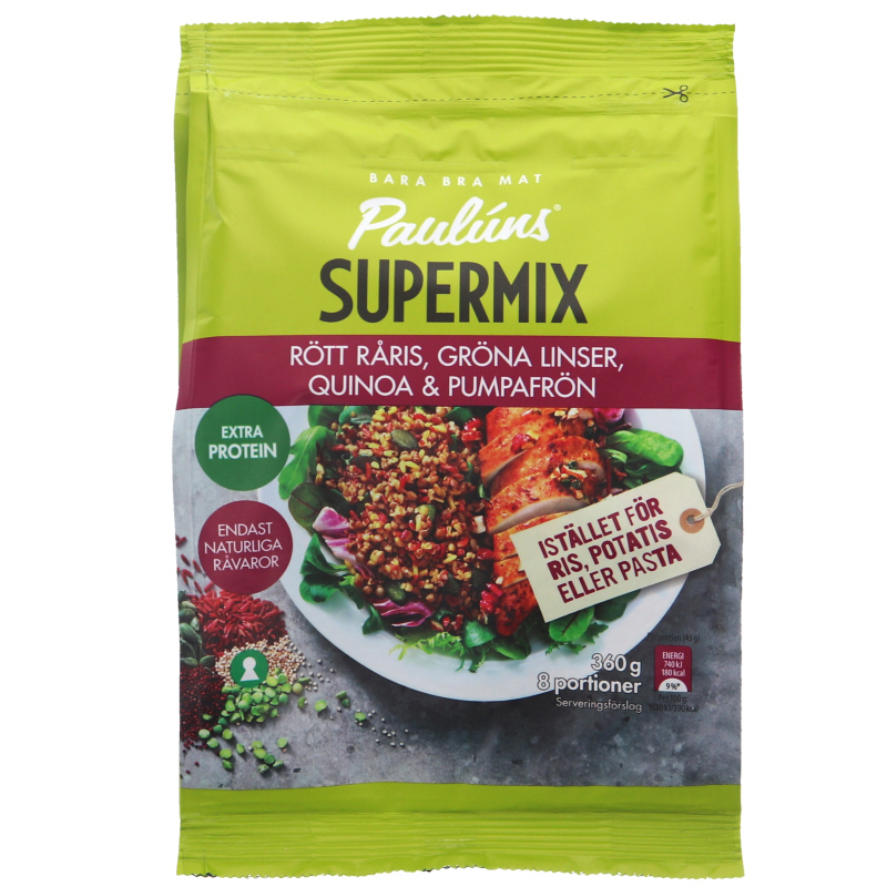 Rårisblandning Gröna Linser, Quinoa & Pumpafrön - 50% rabatt